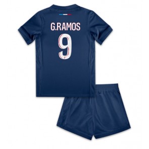 Paris Saint-Germain Goncalo Ramos #9 Dětské Domácí dres komplet 2024-25 Krátký Rukáv (+ trenýrky)